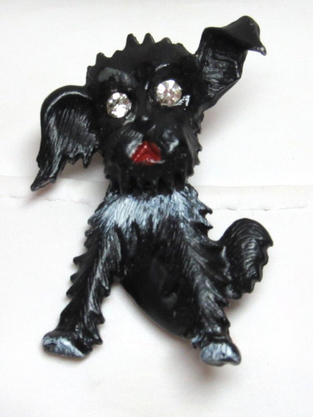 Gerry's SCOTTIE SCOTTY DOG Jewelry Pin Brooch Cute Black Doggie